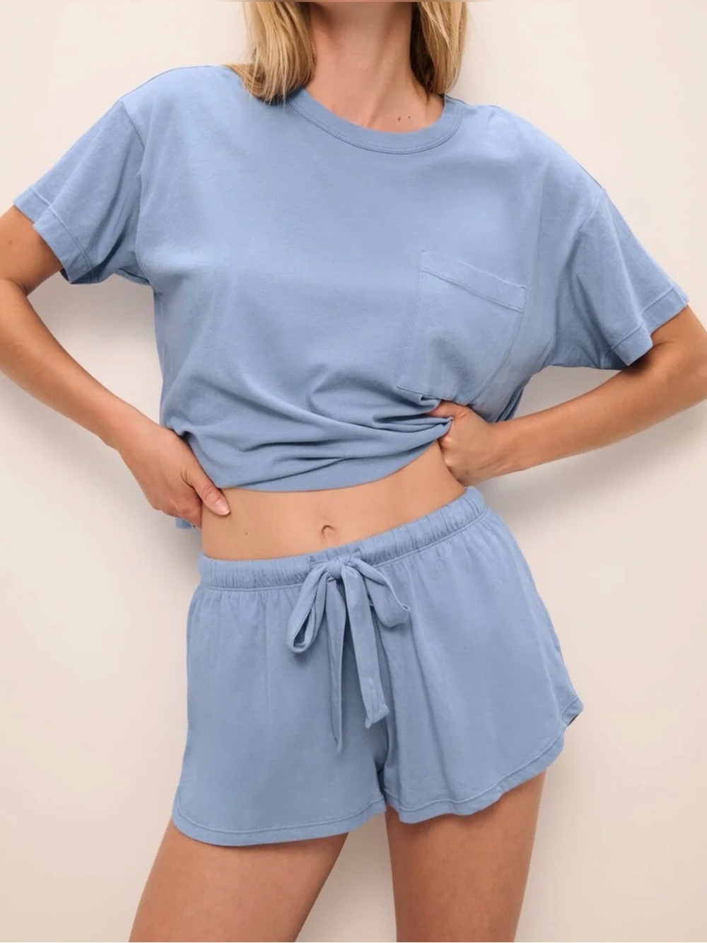 Eberjey Blue Aloe Cotton Shorts